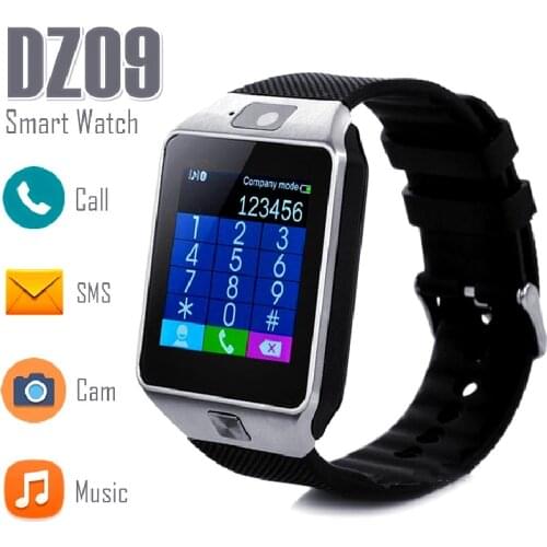 DZ09 Smart Watch Smart Clock Support TF SIM Camera Men Women Sport Bluetooth Wristwatch for Samsung Huawei Xiaomi Android Phone