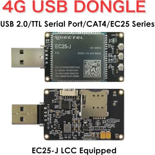 4G LTE USB Dongle W/SIM Card Slot/GPS Equipped with EC25-J LCC Modem Carrier DoCoMo, SoftBank, KDDI LTE FDD B1/B3/B8/B18/B19/B26