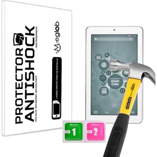 Screen protector Anti-Shock Anti-scratch Anti-Shatter compatible with Tablet DL X-Quad Core TP296