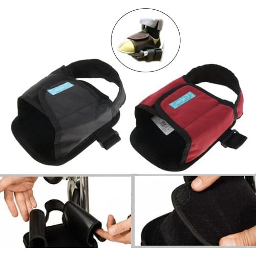 1 Piece Elderly Wheelchair Pedals Foot Strap Protector Pad Breathable Footrests Cushion Wraps Toe Clip Support Belt