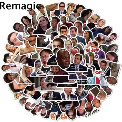 100pcs Funny meme Children Scrapbooking Stickers Waterproof PVC Skateboard Guitar Suitcase Funny Graffiti Kids Classic Toys