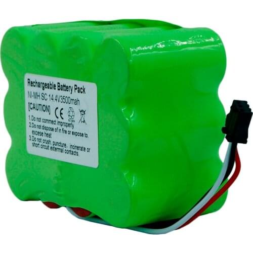 14.4V 3500mAh Ni-MH Vacuum Cleaner battery for KV8 Cleanna XR210 XR510 series XR210A XR210B XR510A XR510B Zebot Z520,Fmart R770
