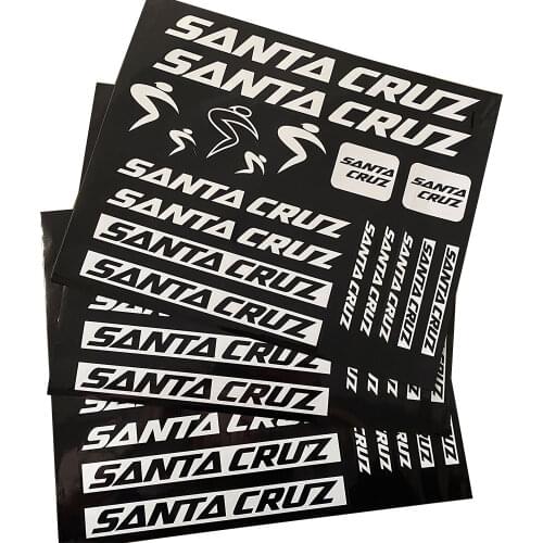 18pcs pvc stickers for santa cruz Stickers for Road Bike Mountain Cycling Sticker MTB Bicycle decals