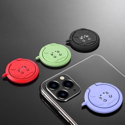 2Pcs Mouse 360Degree Rotating Universal Finger Ring Car Phone Holder Stand Grip Cartoon Mouse Design Universal Phone accessories