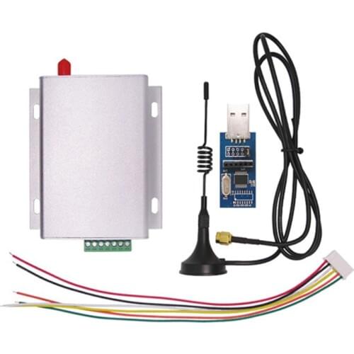 2pcs SV6300-470-TTL 3W 30dBm 6km in Open Area Transmitter Receiver Wireless rf Module with Antenna 433mhz 470mhz TTL 232 485