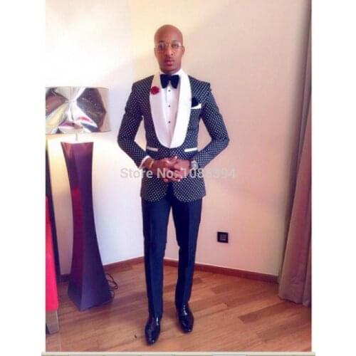 2017 New Design Men Wedding Suits Groom Formal Suit One Button Tuxedo Jacket Men Suit 2 Pieces Costume Homme(Jacket+Pants+Tie)