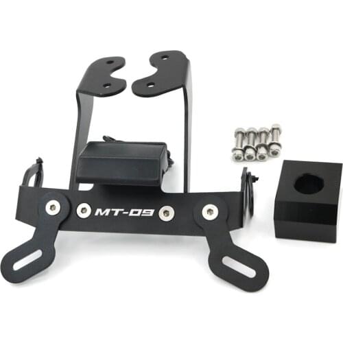 2020 License Plate Holder frame LED For YAMAHA MT09 FZ09 MT-09 FZ-09 17-20 Motorcycle Tail Tidy Fender Eliminator Registration