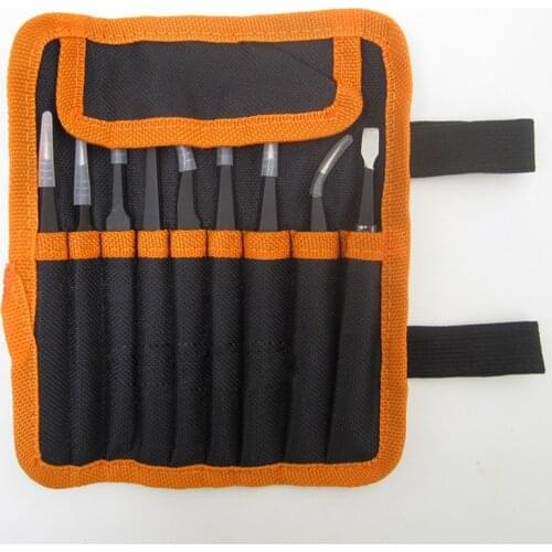 9Pc Bga Precision Esd Tweezers Set Stainless Steel Anti Static Tweezers Repair Tool Cosmetology Electronic PC Mobile phone Watch
