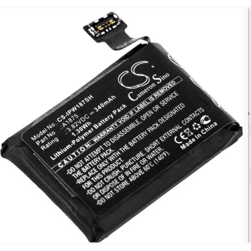 Cameron Sino 340mAh battery for APPLE A1861 Watch Series 3 42mm Watch Series 3 GPS 42mm A1875 Smartwatch Battery