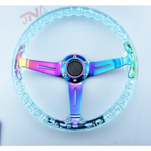 JNA Car Steering Wheel with Neo Spoke Universal Car Part Bubble Tuning Wheel