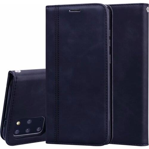 S20 Plus Fashion PU Leather Flip Case For Samsung Galaxy S20 Plus Mobile Phone Protection Bag Magnetic Suction Cover