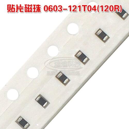 Chip beads 0603 120R 400mA Accuracy 25% 100MHz 1608KF 121T04 120 Euro