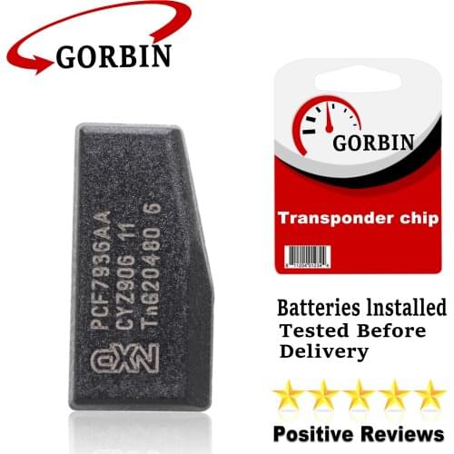 GORBIN Original Chip ID46 Car Key Transponder Chip PCF7936 PCF7936AA Blank New Not Coded Carbon Chip ID 46