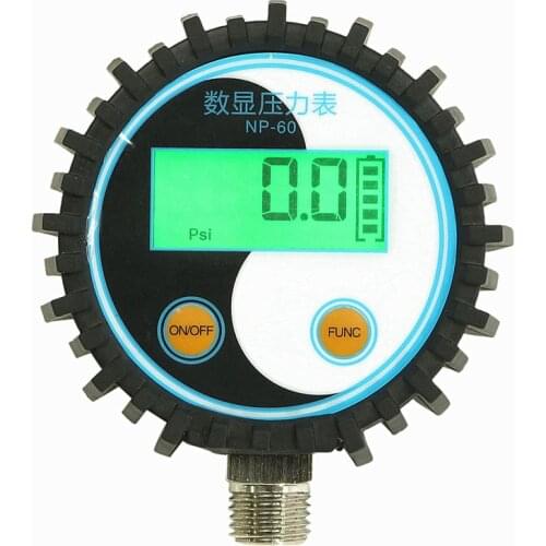 0-10 Bar G1/4 Battery Power Digital Gas Pressure Gauge Tester Detector 0~145psi D25 Drop shipping