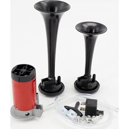 130DB Air Horn Dual Electric Trumpet Truck Loud 12V Train Car Kit Compressor