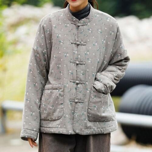 Женские стеганые куртки Johnature China At AliExpress