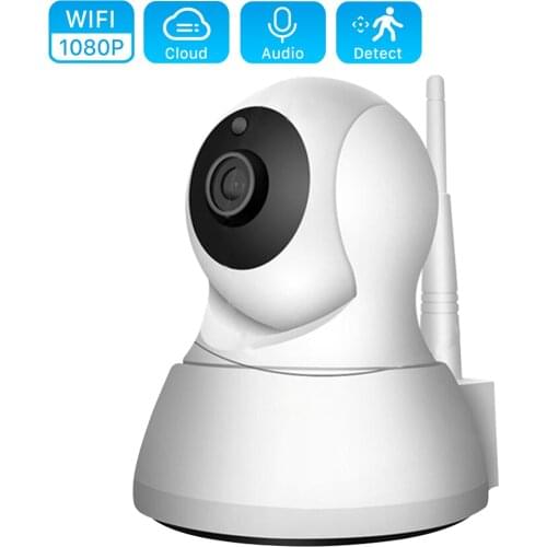 1080P HD Home Security IP Camera Two Way Audio Wireless Mini Webcam Night Vision PTZ CCTV WiFi Camera Rotate Yuntai Baby Monitor