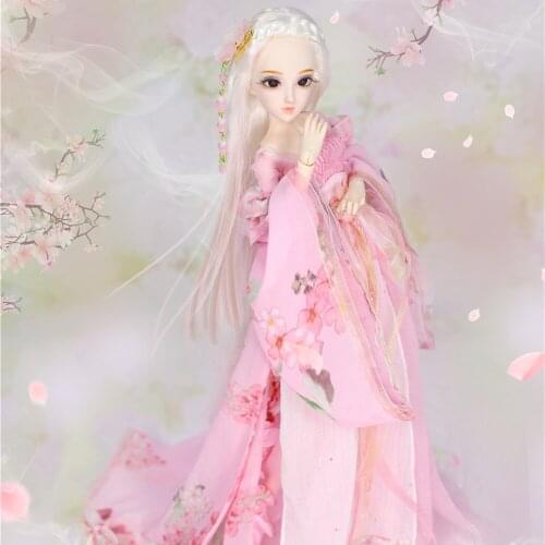 DBS doll 1/4 BJD Dairy Queen name by Spring white hair mechanical joint Body girls SD