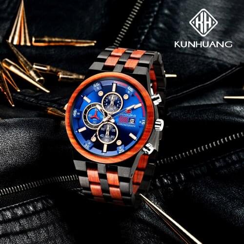 KUNHUANGCross-border explosion mens watch fashion luminous sports multi-function quartz watch KH1020