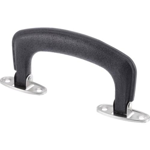 Mayitr Black Handle Flight Bag Luggage Guitar Cabinet Pulls for Home Furniture Hardware Drawer Wooden Box Handle Pulls
