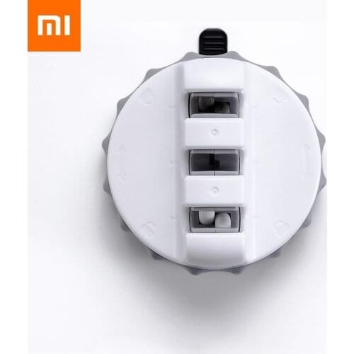Xiaomi Huohou Mini Knife Sharpener Fixable Sharpen Stone Trible Wheel Whetstone Super Suction Knife Sharpening Tool Grindstone