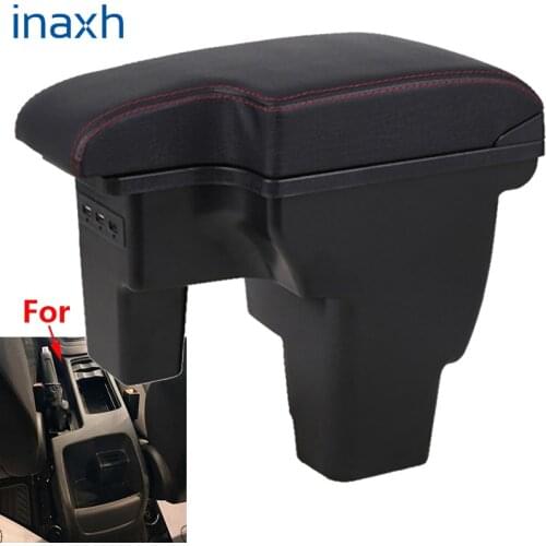 For Ford FOCUS 3 Armrest car accessories Store For Ford 17 FOCUS 3 car armrest box with cup holder ashtray with USB Charge 2017