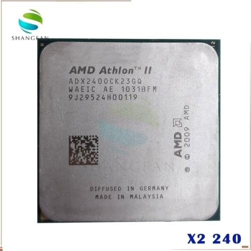 AMD Athlon X2 240 X2-240 2.8GHz Dual-Core CPU Processor ADX240OCK23GM ADX240OCK23GQ Socket AM3 938pin