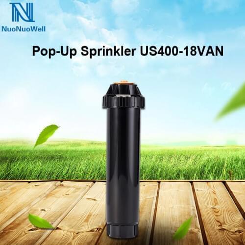 NuoNuoWell Pop-up Sprinkler 1/2" Female Thread Adjustable Scattering Spray Nozzle Garden/Lawn Irrigation Automatic Cleaning