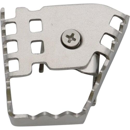 Sliver Motorcycle For BMW F800GS F700GS F650GS 2008-2017 Rear Enlarge Brake Lever Extension Support Foot Peg