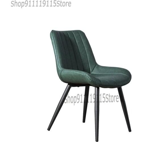 Modern Simple Dining Chair Light Luxury Negotiation Chair Net Red Milk Tea Dessert Shop Table Chair Office Leather Chair Restaur