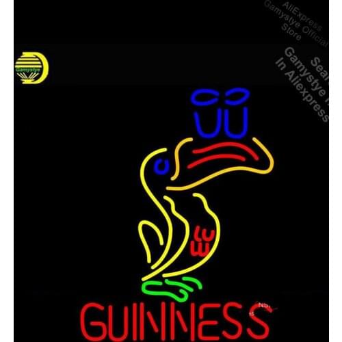 Great Looking Multicolored Guinne NEON SIGN Neon light GLASS Bright Color Personalized Custom Neon Light Signs for Store Night