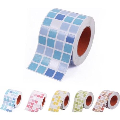 Waterproof Self Adhesive 3D Mosaic Wall Decal peel and stick vinyl tile kitchen backsplash DIY Home Bathroom Kitchen Decorations