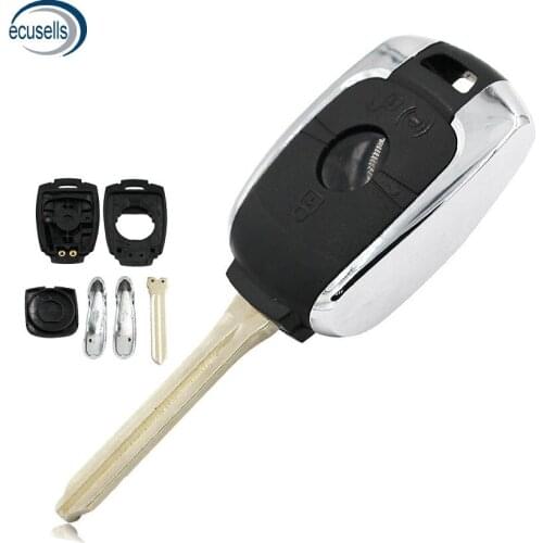 Replacement Shell Remote Key Case Blank Fob For Ssangyong Korando