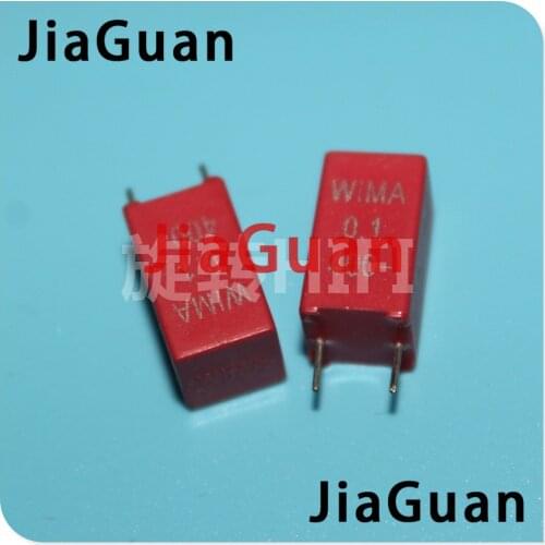 10PCS Original RED WIMA MKS2 100NF 400V P5MM 0.1UF 100n 104/400V Audio 104 mks-2 0.1uf400v