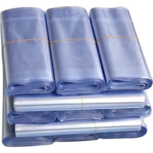 100 pcs Heat shrinkable film warp bags transparent sealing film dustproof hot shrink film For Food baby shoe home storage bag