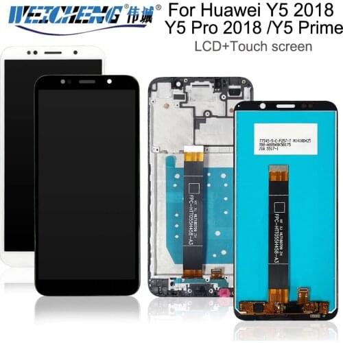 5.45'' 100% Tested LCD For Huawei Y5 Lite 2018 Y5 2018 LCD Display With Touch Screen Assembly For Huawei Y5 Prime 2018 LCD