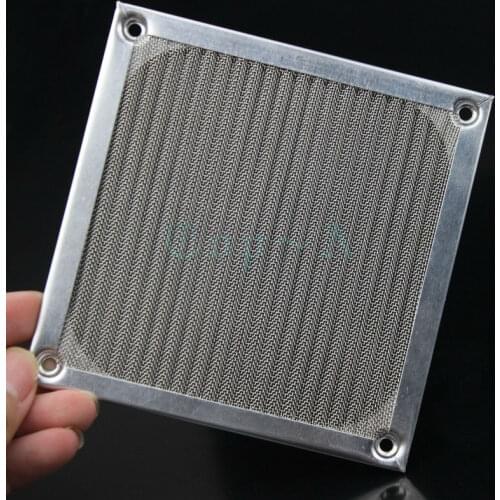Gdstime 2pcs Thick 120mm Fan Dust Filter PC Computer Case Cooling Fans Aluminum Mesh Dustproof Grill Guard 12cm