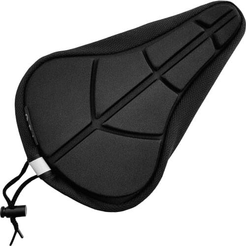 Mountain Bike Silicon Thick Seat Pad Bicycle Saddle Cushion Cover Cycling Parts Soft Bicycle Saddle Seat Cycle Parts
