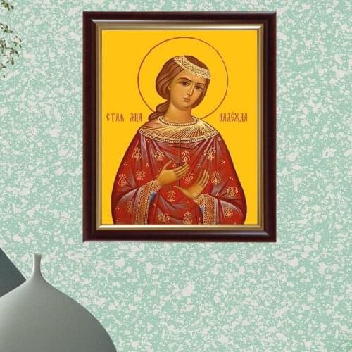 Golden panno diamond painting pasted painting square full area diamond mosaic picture drill fashion reglious home decoration 09