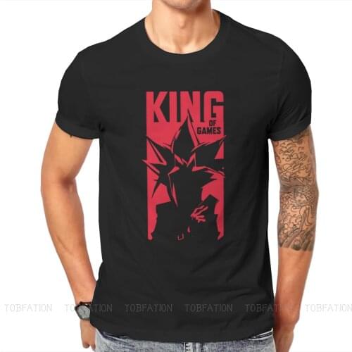 King of Games Classic Yu Gi Oh Duel Monsters Cards Game Tshirt Alternative T shirt Streetwear Homme Pure Cotton Fashion Tee Tops