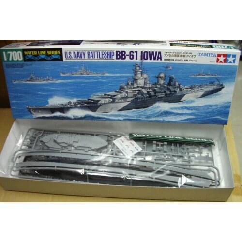 U.S. Battleship BB-61 IOWA Tamiya 1/700 plastic model kit 31616