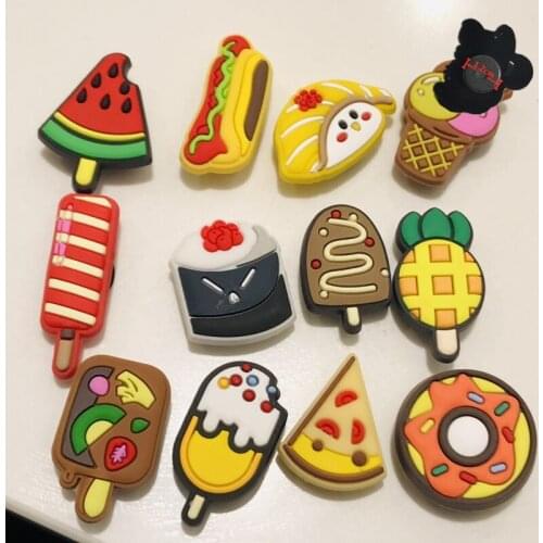 1 PCS PVC Cute Cartoon Food Fridge Magnetic Sticker Ice Cream Sushi Hot Dog Donut Refrigerator Magnets Boys Girls Gifts Kids Toy