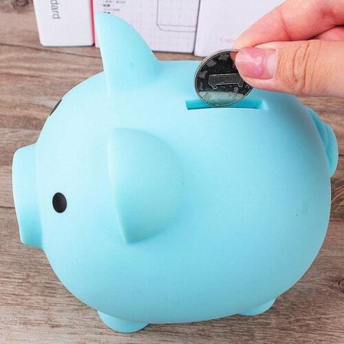 Small Piggy Safe Box Money Coin Hidden Secret Security Safe Lock Jewellery Storage key Locker Cute Home Decor Kids Money Bank