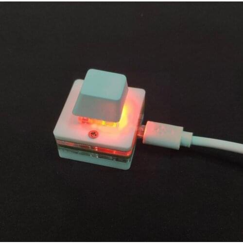 Mini-1 key Keypad LED Gaming Keyboard Programming Macro Android Keyboard Keypad For Wlndows/ Linux/ Mechanical MacOS/ S1H0