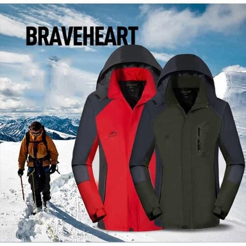 Men Winter Waterproof Fishing Skiing Warm Softshell Fleece Hiking Jackets Male Outdoor Trekking Pant Camping Jacket Set 4XL Suit