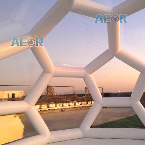 Aeor Inflatable Football Soccer Tent Inflatable Sports Dome Tent Camping Bubble Hotel Show House Outdoor Events Bed Sofa Inside
