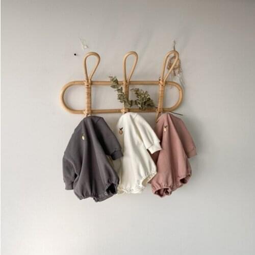 2021 new girls boys romper cotton autumn fashion babys jumpsuit 6-24 month WU423