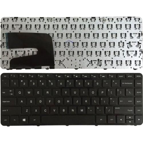 NEW for HP Pavilion 14-n021la 14-n026la 14-n028la 14-n029la 14-n030la 14-n036la 14-n229la Laptop Keyboard Black US White Frame