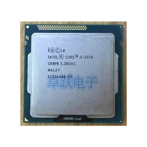 Original Intel I5 3550 Processor quad Core 3.3GHz LGA 1155 TDP 77W 6MB Cache i5-357K cpu processor