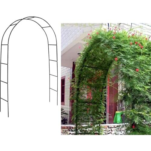 Garden Arches Iron Stand Flower Plant Vine Climbing Holder Outdoor Courtyard Loofah Grape Planting Stand Wedding Balloon Arches